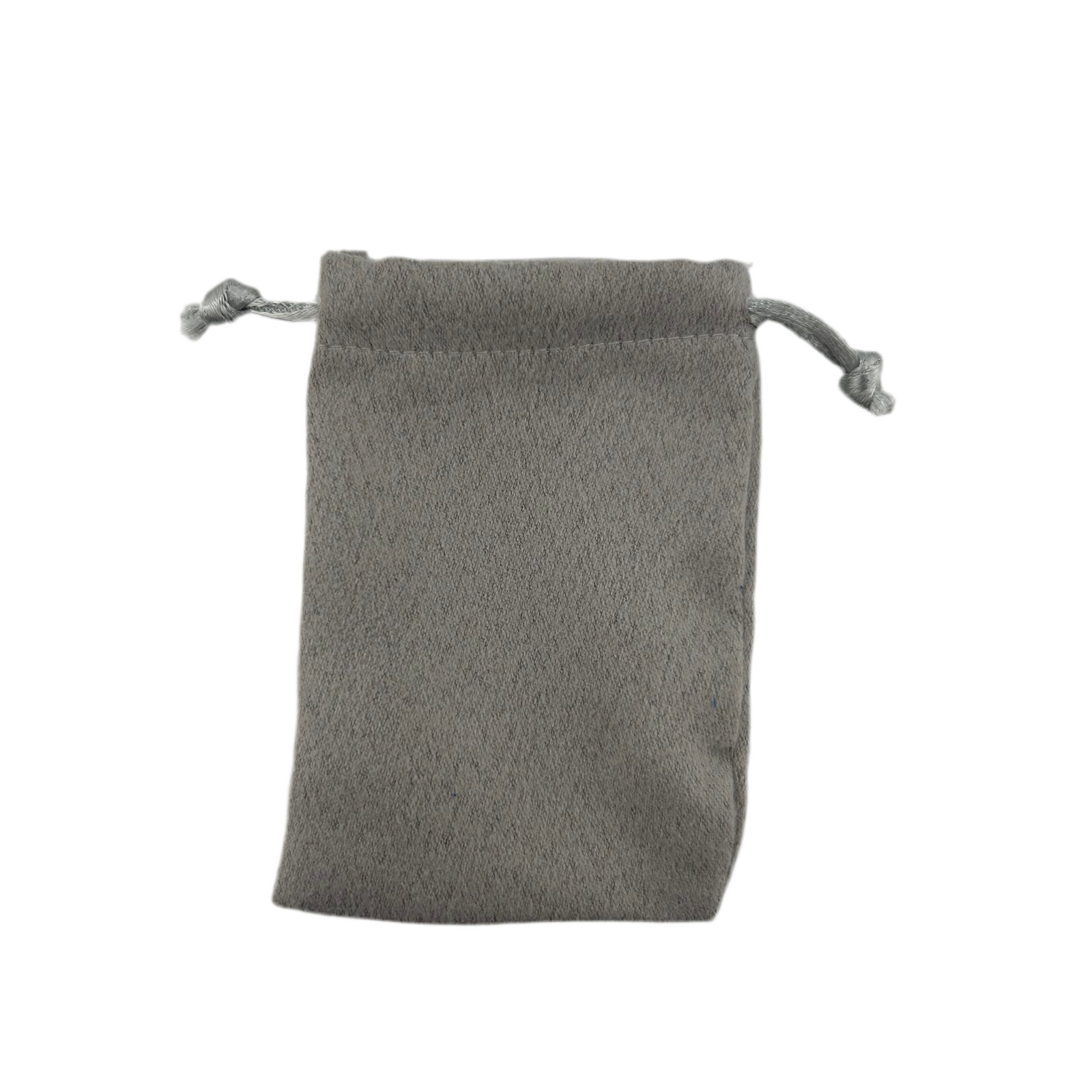 Beige Suede drawstring pouch