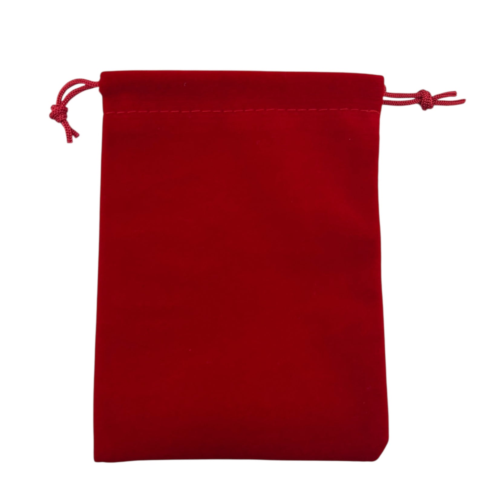 Red drawstring pouch 