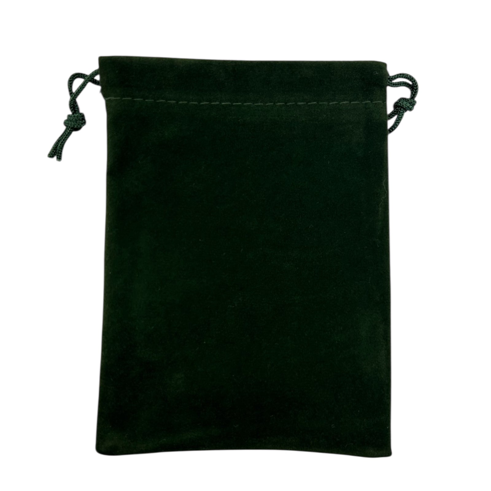 Green drawstring pouch