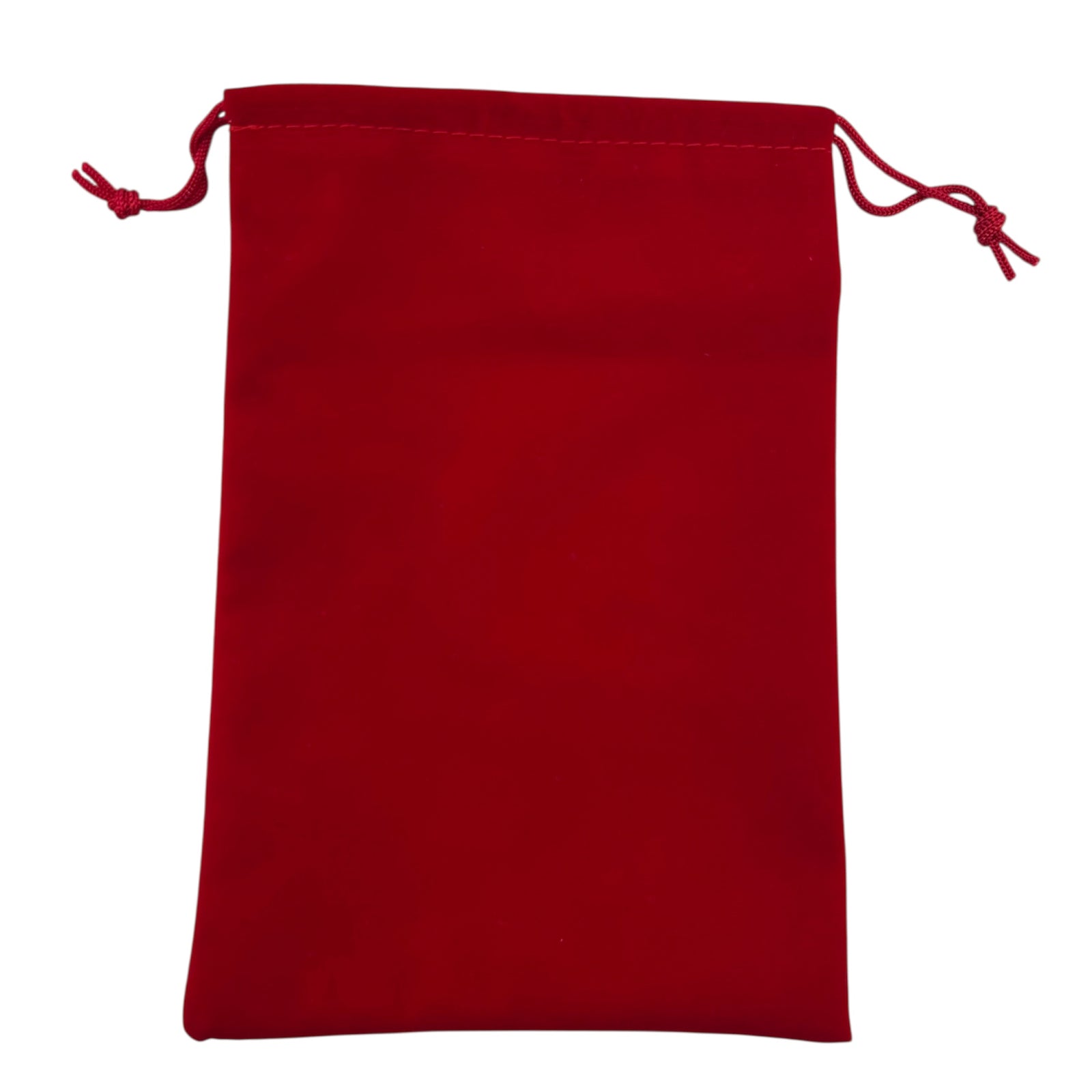 Red drawstring pouch 