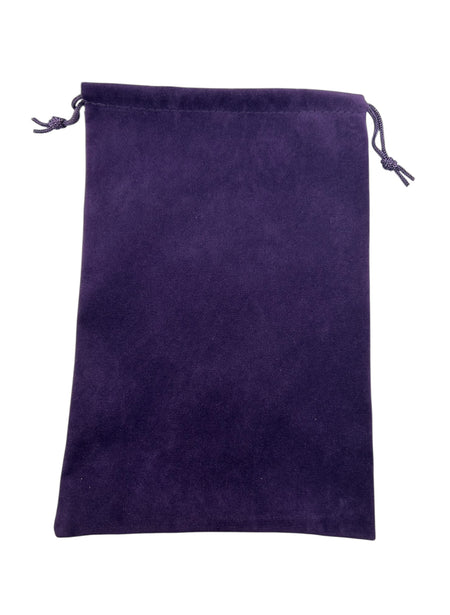 Purple drawstring pouch 