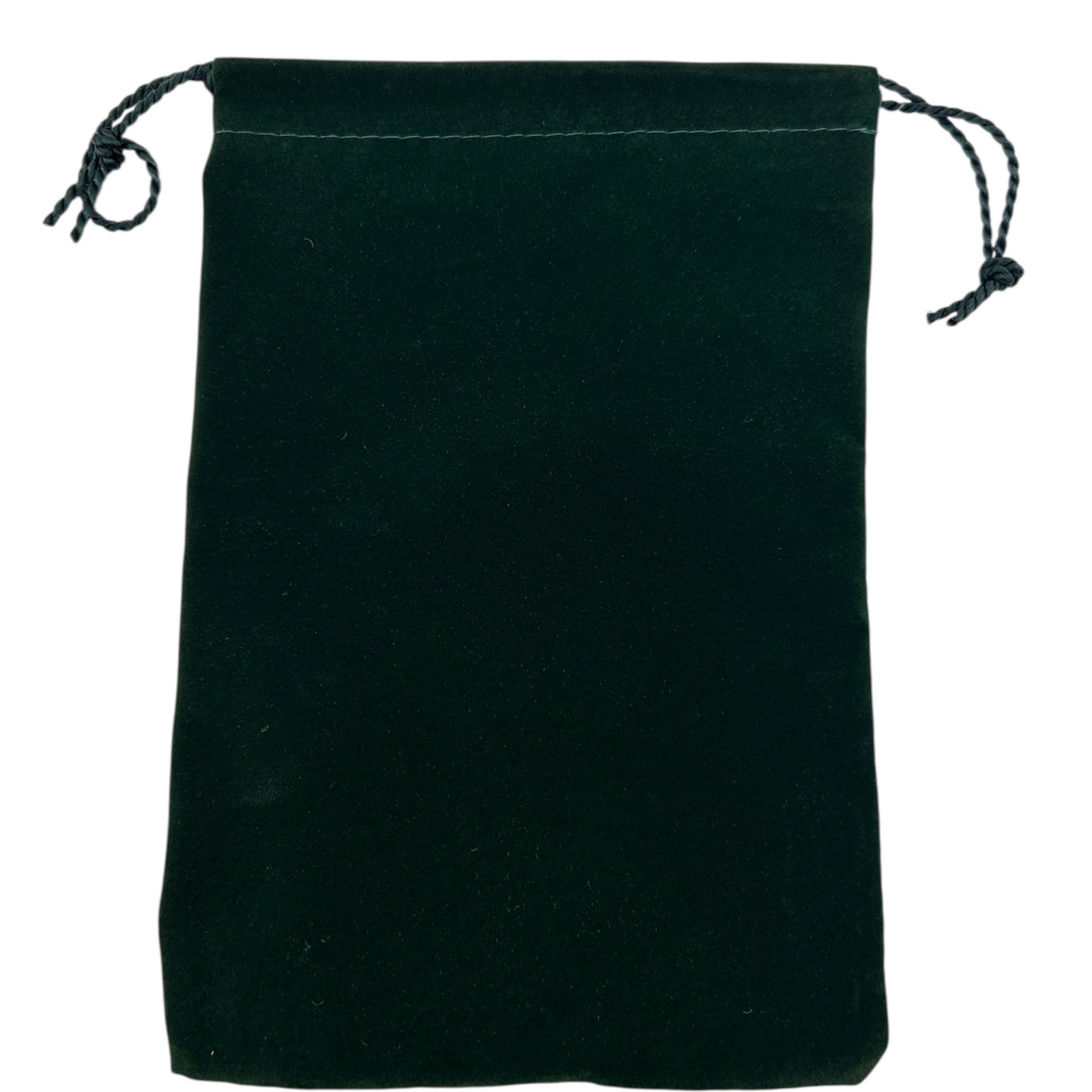 Green drawstring pouch
