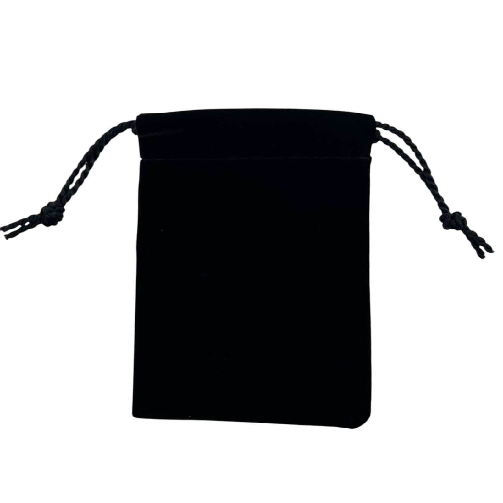 Black Velvet drawstring pouch 
