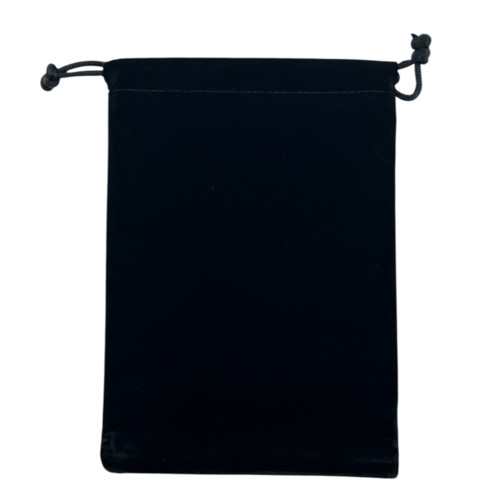 Black Velvet drawstring pouch 