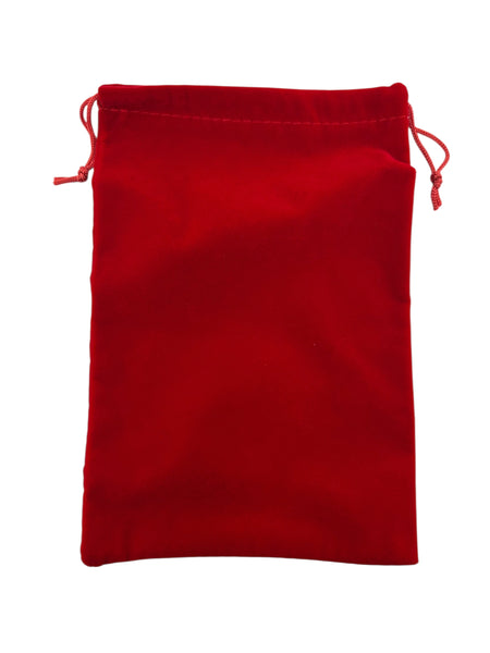 Red Velvet drawstring pouch 