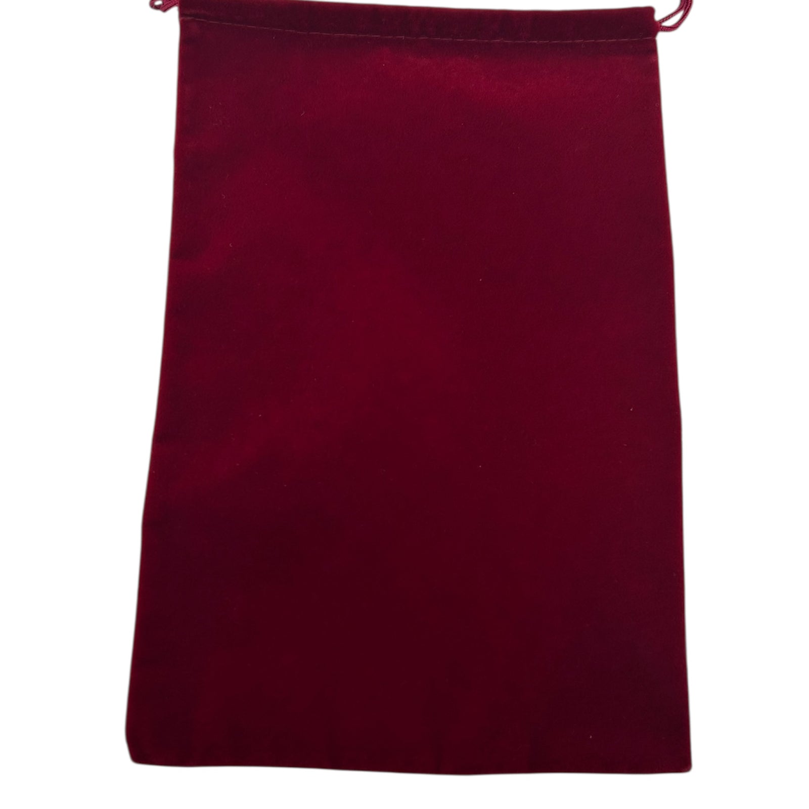 Burgundy Velvet drawstring bag 