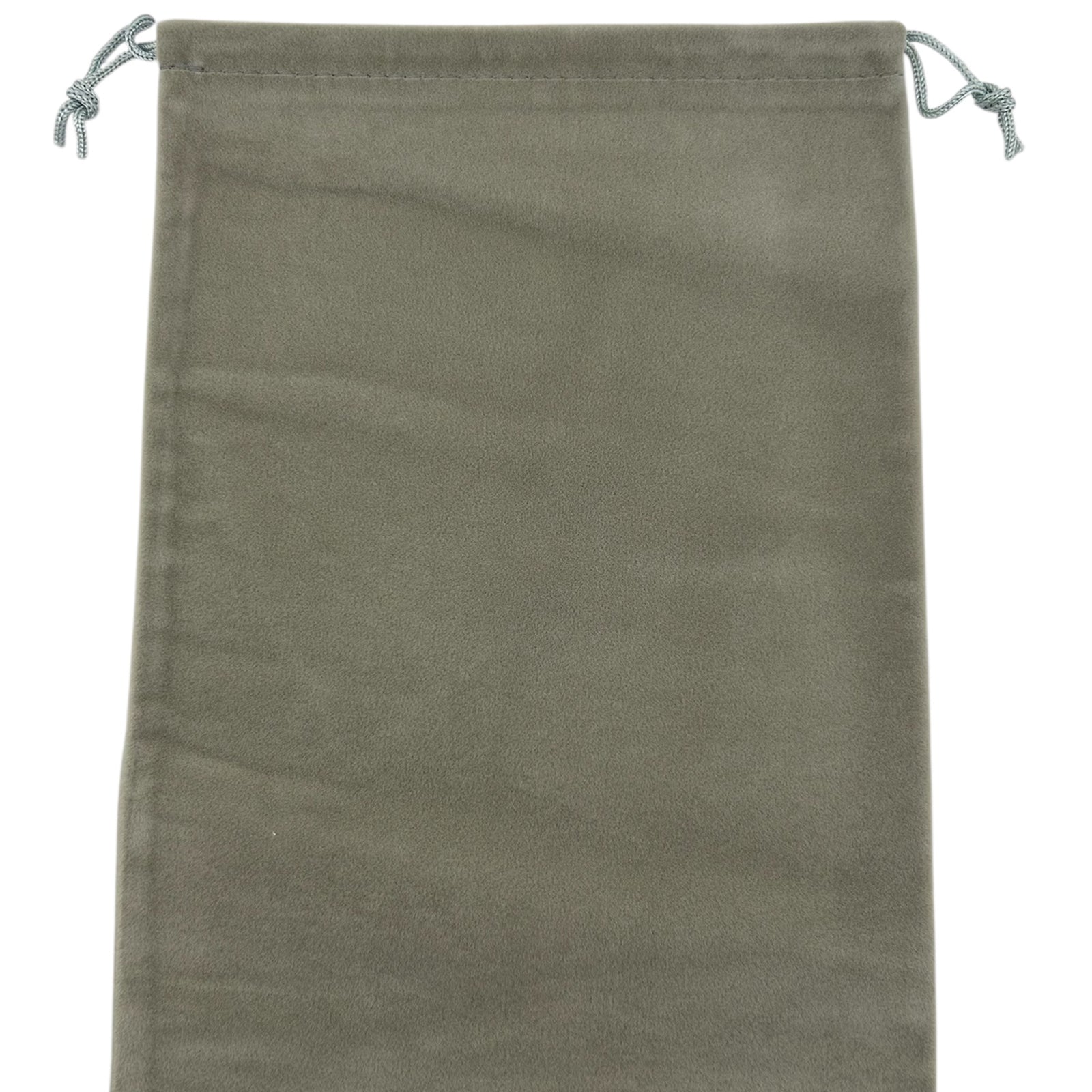 Grey Velvet drawstring bag 