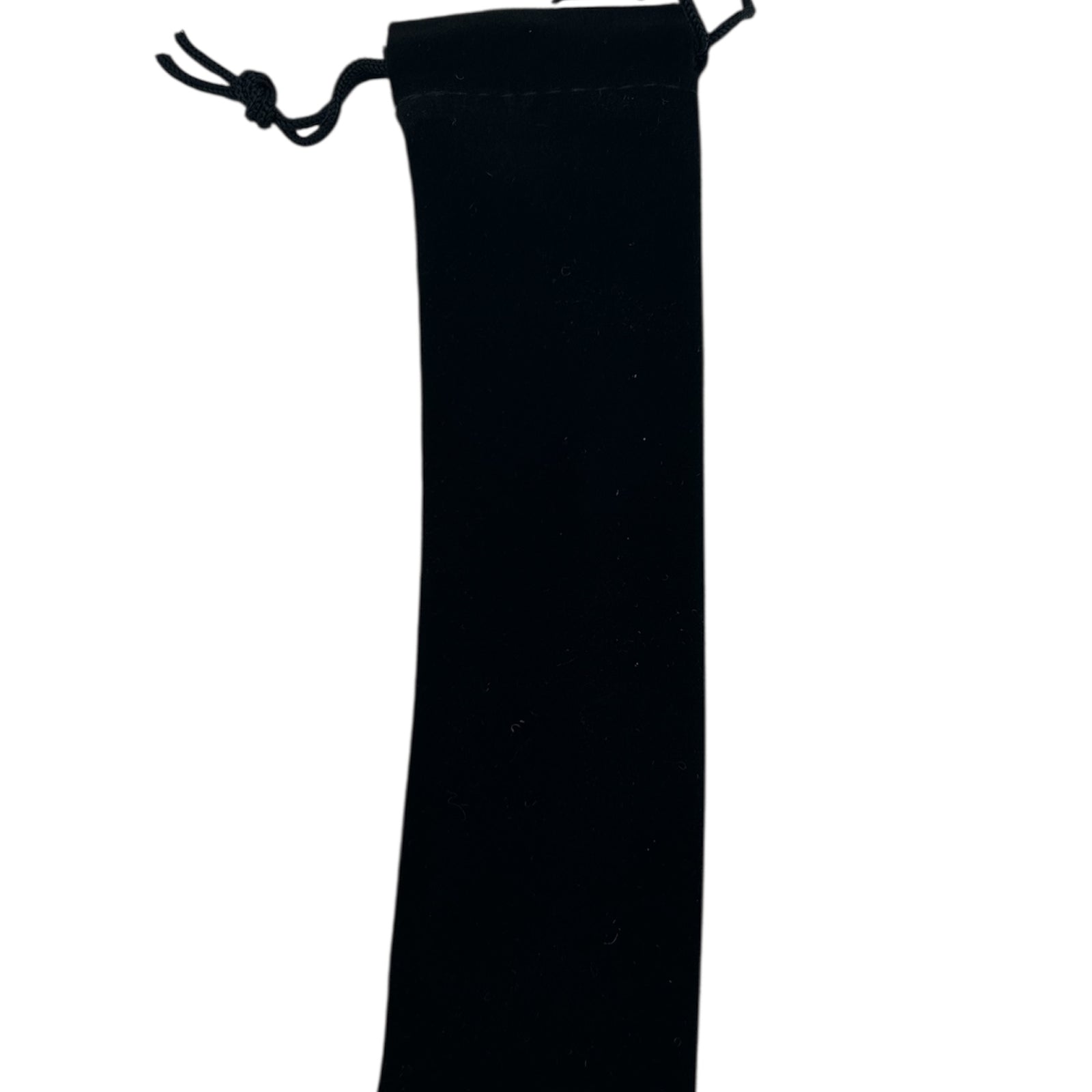 Black drawstring pouch for pens or knives