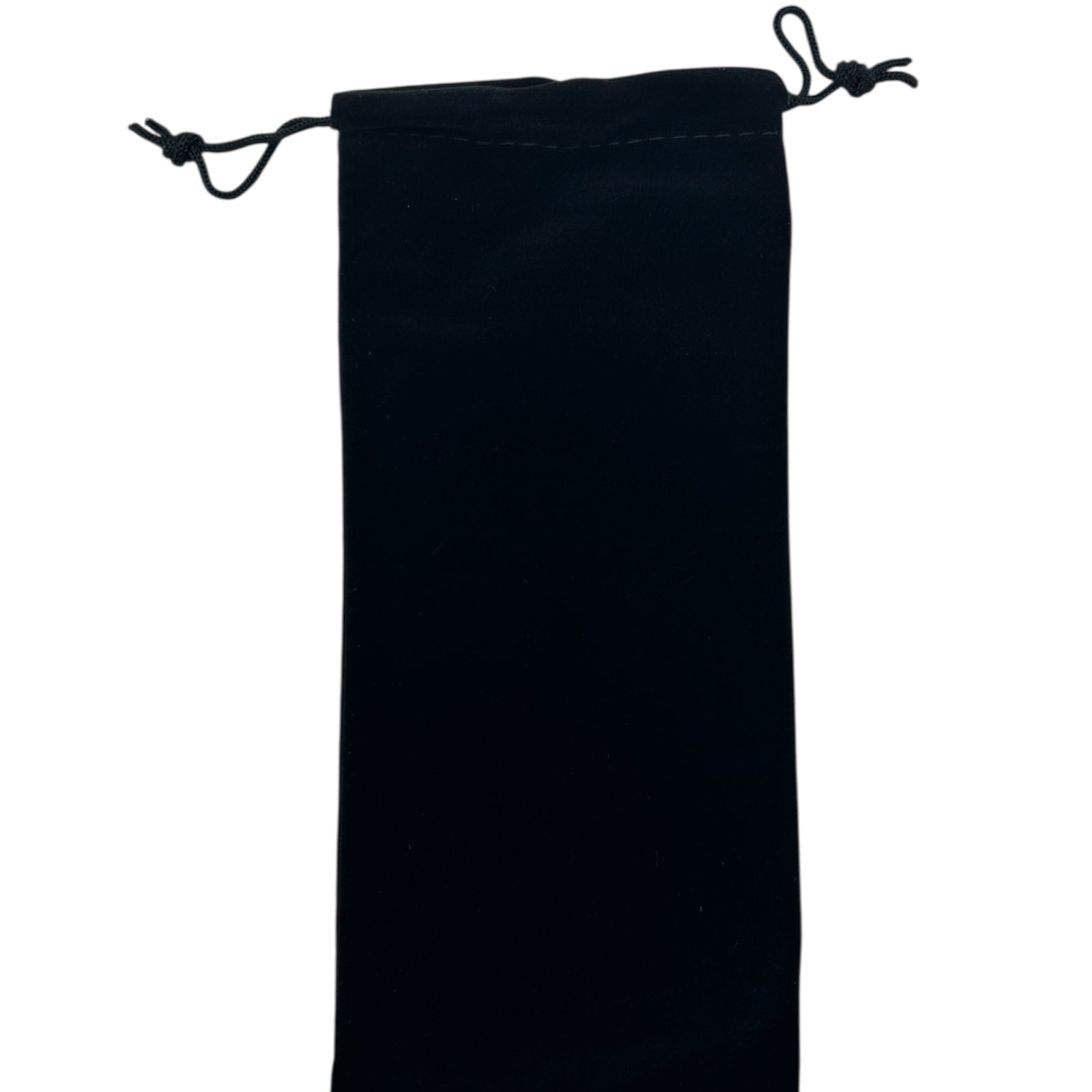 Black drawstring pouch