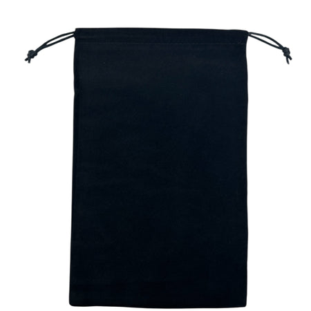 Black drawstring pouch 