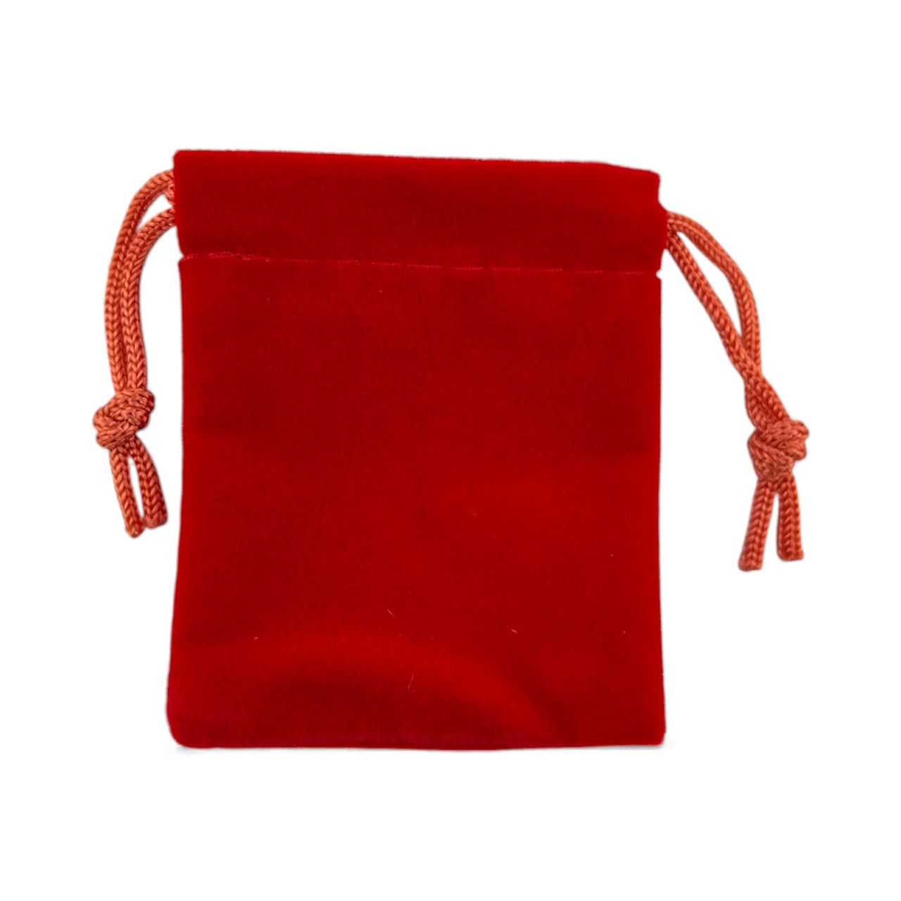 Red velvet drawstring pouch 