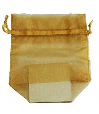GUSSETED ORGANZA BAG - 4.5" X 6"  (GO10)