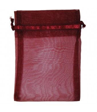 RECTANGULAR ORGANZA BAG  5" x 6.5" (RO20)
