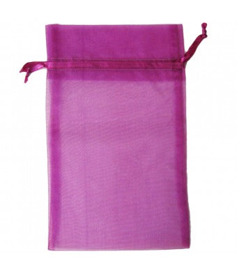 RECTANGULAR ORGANZA BAG - RO40   10" x 12"